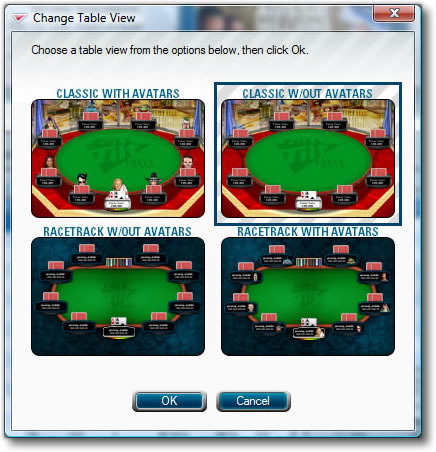 Full Tilt Poker Table View Options